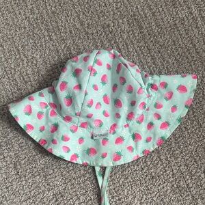 Strawberry sun hat for babies